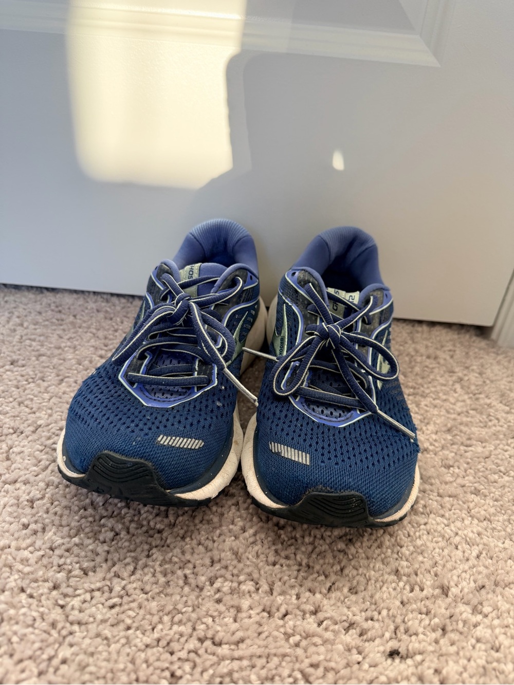 Brooks Ghost 12 Women's Running Shoes Size 7, Blue, Fabric Lace